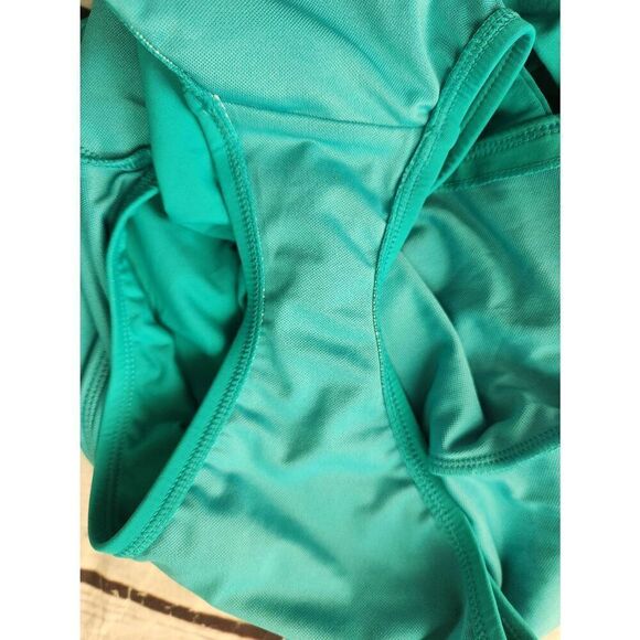 Bleu Rod Beattie Parade Found Plunge Beaded One Piece Swimsuit Size 8 - Picture 6 of 7